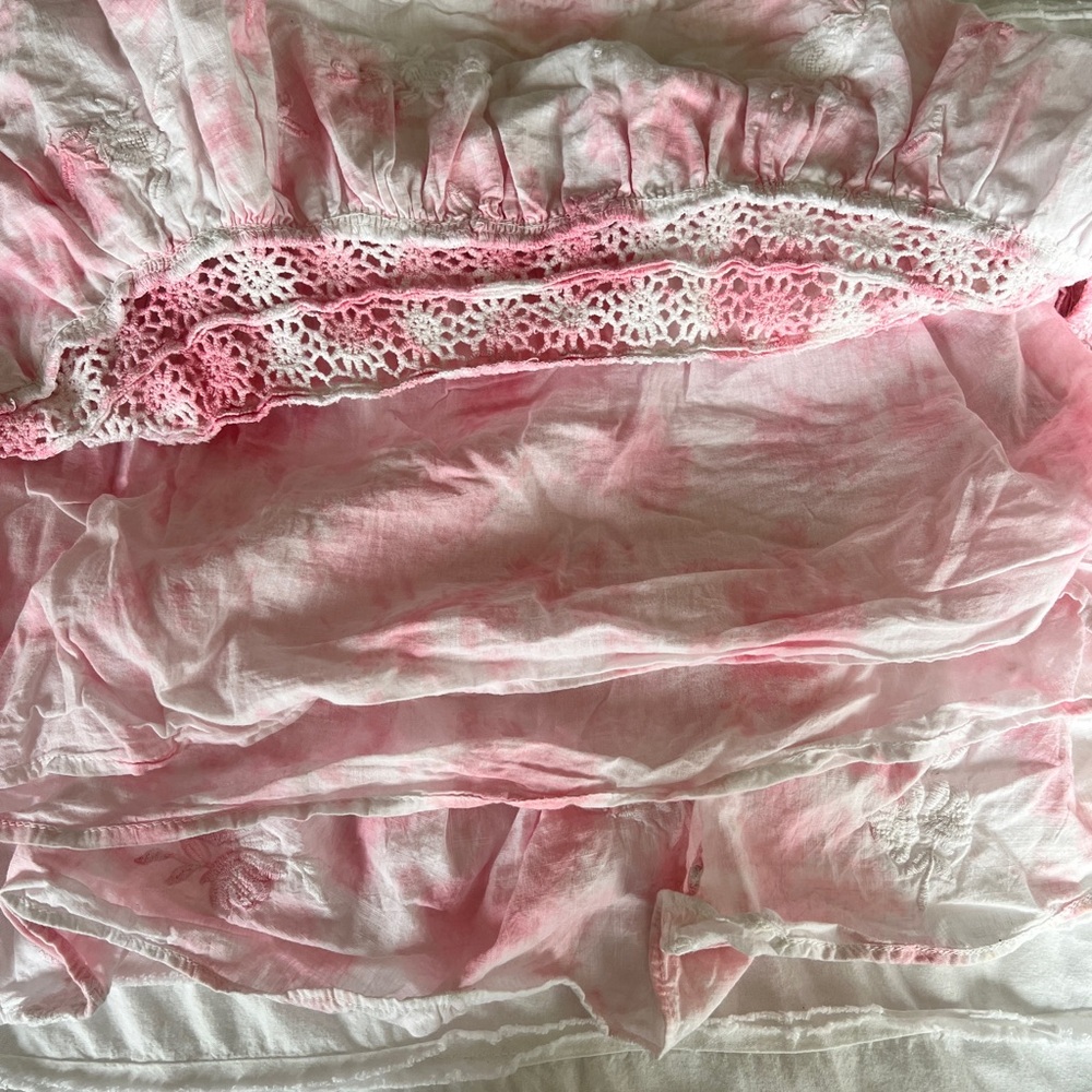 LoveShackFancy Ruffle Mini Skirt - Picture 10 of 12